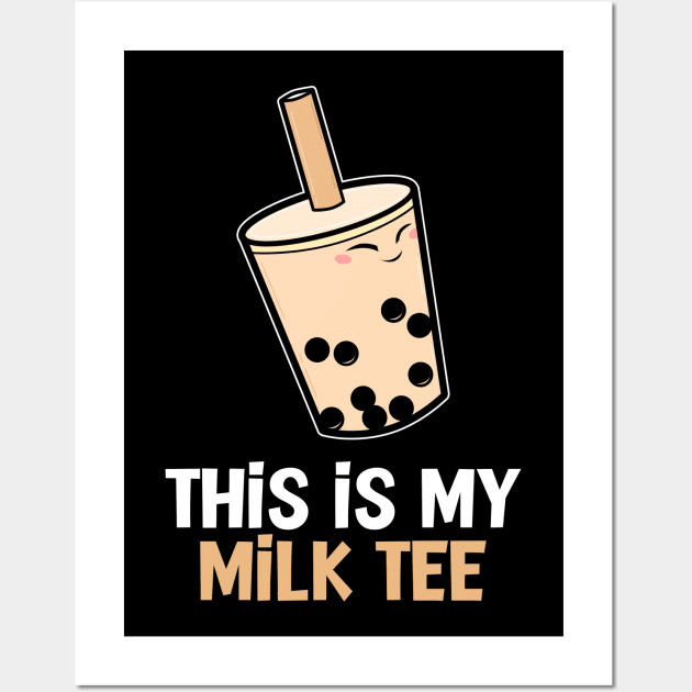 Milk Tee Shake Wall Art by Imutobi